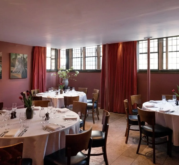 2017 - Quod Restaurant & Bar - Oxford - Red Room Private Dining Art