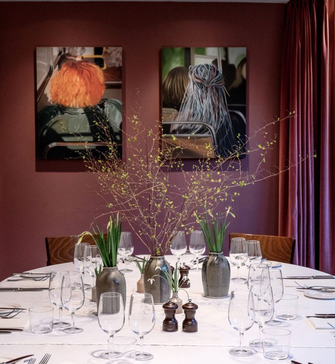 0025 - 2016 - Quod Restaurant & Bar - Oxford - High Res - Red Room Private Dining Flowers - Web Feature